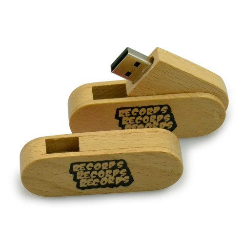 Most Popular USB Flash Drive Swivel USB Stick Bamboo or Wood USB Custom logo for Promotion Gift