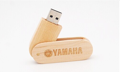 Most Popular USB Flash Drive Swivel USB Stick Bamboo or Wood USB Custom logo for Promotion Gift