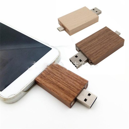 Portable Phone USB Sticks Wooden Type C USB Flash Drives Different Shapes Type C USB Bamboo Models Custom logo for Promotion