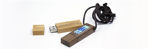 Promotional  USB Flash Drive Lanyard Model Bamboo USB or Wooden USB Stick Custom logo for Cooperated Gifts