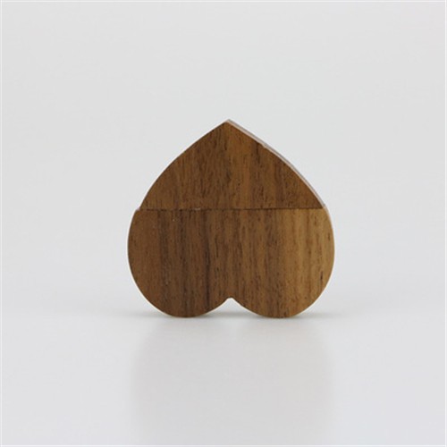 Custom USB Flash Drive Heart Model Bamboo USB or Wooden USB Stick Custom logo for Promotion Gifts 