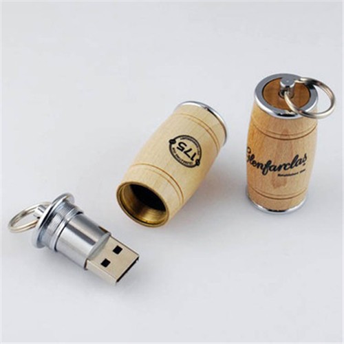 Custom USB Flash Drive Bottle Model Bamboo USB or Wood USB Stick Customized logo for Promotional Gifts