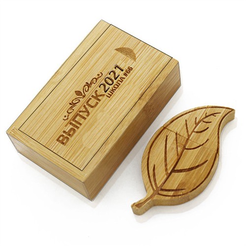 Custom USB Gift Wood USB Pen Drive Bamboo USB Stick with Logo printed or engraved for Promotion