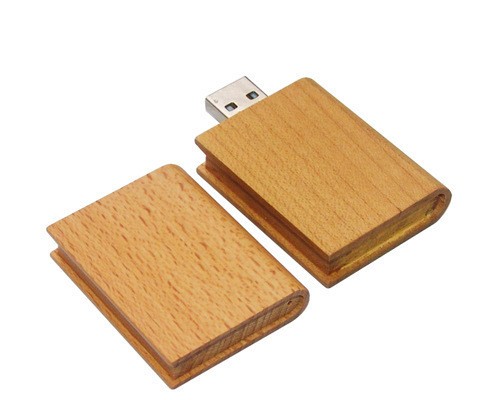 Custom Logo Printed or Engraved Wood USB Pen Drive Bamboo USB Stick for Promotion