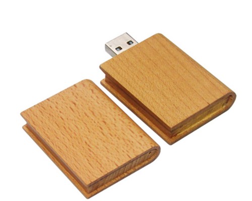 Custom Logo Printed or Engraved Wood USB Pen Drive Bamboo USB Stick for Promotion