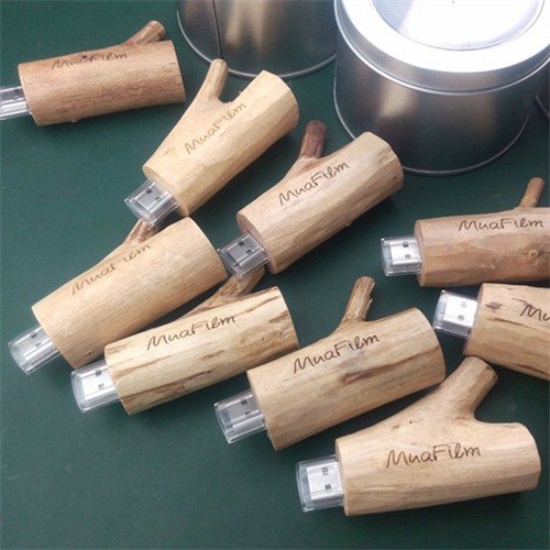 Special USB Flash Drive Customized Logo Printed or Engraved Wood USB Pen Drive Bamboo USB Stick for Promotion