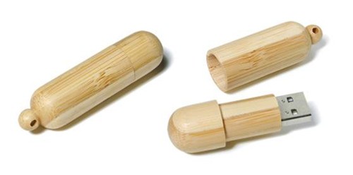 Bamboo USB Flash Drive Customized Logo Printed or Engraved Wood USB Pen Drive for Promotion