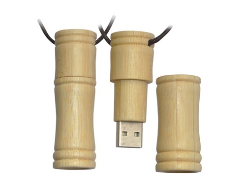 Natural Bamboo USB Stick Wooden USB Flash Pen Customized Logo Printed or Engraved for Gifts
