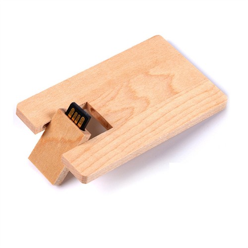 USB Flash Drive Memory Card Wooden USB Card or Bamboo USB Disk Customized Logo Printed or Engraved for Promotion Gifts