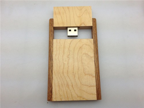 USB Flash Card Wooden USB Drive or Bamboo USB Disk Customized Logo Printed or Engraved for Promotion Gifts