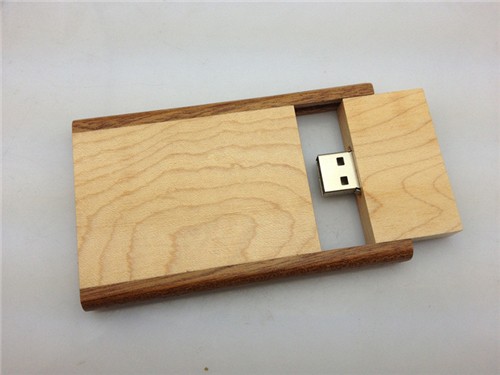 USB Flash Card Wooden USB Drive or Bamboo USB Disk Customized Logo Printed or Engraved for Promotion Gifts