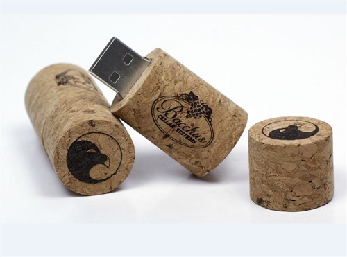 Natural Soft Wood USB Stick Cork USB Flash Pen Customised Logo Printed or Engraved for Promotion