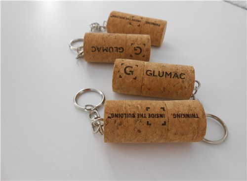 Natural Soft Wood USB Stick Cork USB Flash Pen Customised Logo Printed or Engraved for Promotion