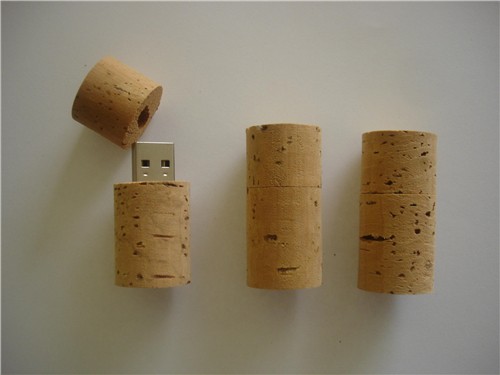 Natural Soft Wood USB Stick Cork USB Flash Pen Customised Logo Printed or Engraved for Promotion