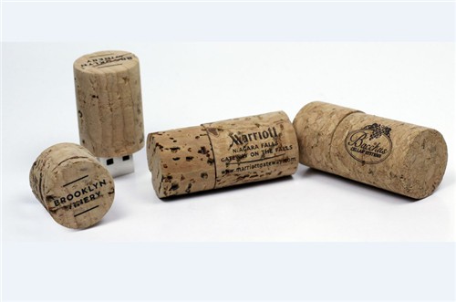 Natural Soft Wood USB Stick Cork USB Flash Pen Customised Logo Printed or Engraved for Promotion