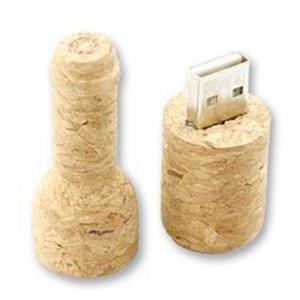 Ecofriendly Cork USB Stick Soft Wood USB Pen Drive Bottle Customized Logo Printed or Engraved for Promotion