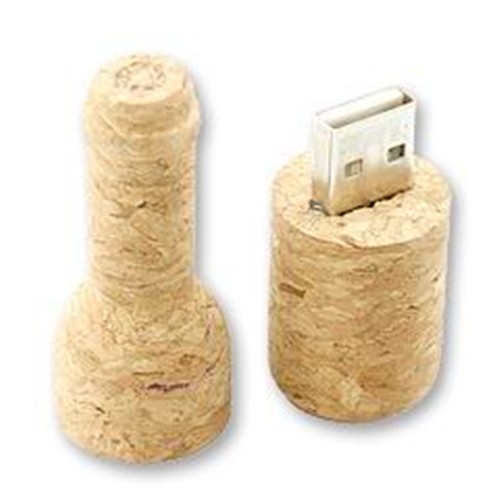 Ecofriendly Cork USB Stick Soft Wood USB Pen Drive Bottle Customized Logo Printed or Engraved for Promotion