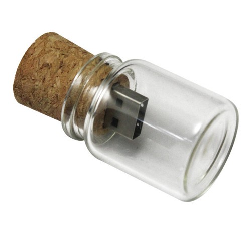 Ecofriendly USB Stick Soft Wood USB Flash Drive Bottle Customized Logo for Promotional Gifts