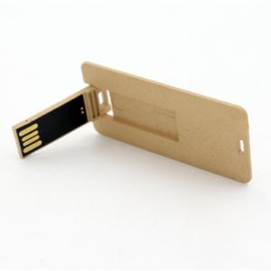 Sustainable Mini USB Card Flash Drive Recycled USB Memory Card Wheat Straw Material Customized logo for Promotion 