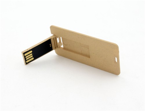 Sustainable Mini USB Card Flash Drive Recycled USB Memory Card Wheat Straw Material Customized logo for Promotion 