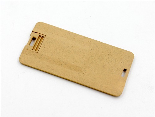 Sustainable Mini USB Card Flash Drive Recycled USB Memory Card Wheat Straw Material Customized logo for Promotion 