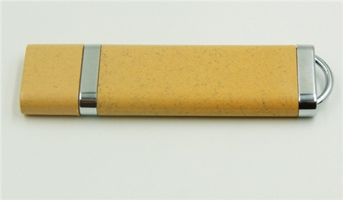 Ecofriendly USB Flash Drive Sustainable USB Stick Recycled Wheat Straw Material Customized logo for Promotion Gifts