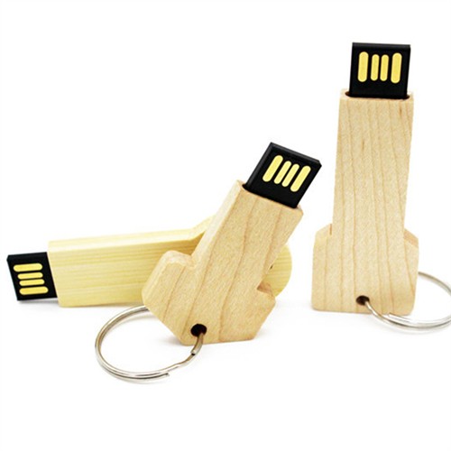 USB Key Wood USB Flash Drive Bamboo USB Stick Customized logo for Promotional Gift