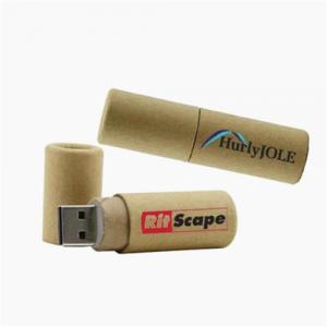 Recycled Paper USB Flash Drive Sustainable USB Stick Promotional USB Customized logo Printed for Promotion