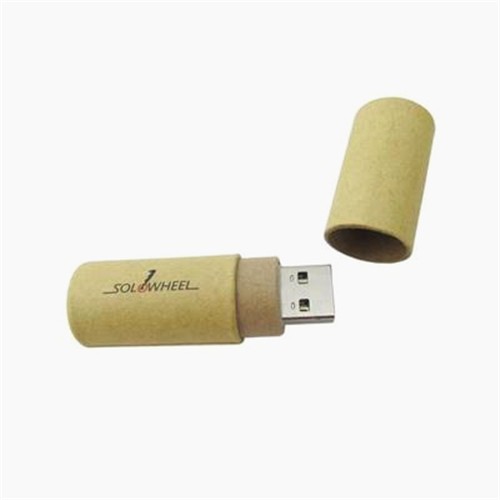 Recycled Paper USB Flash Drive Sustainable USB Stick Promotional USB Customized logo Printed for Promotion