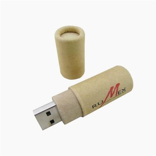 Recycled Paper USB Flash Drive Sustainable USB Stick Promotional USB Customized logo Printed for Promotion