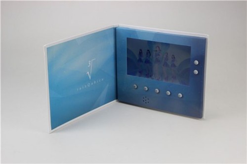 7.0inch Hot Video Brochure Card Video Greeting Card Video Box Digital Brochure for Promotional Gifts 