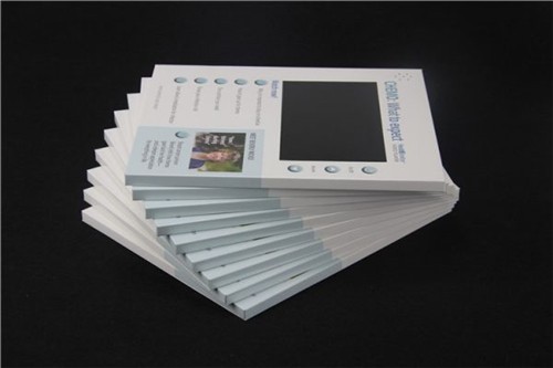 7.0inch Hot Video Brochure Card Video Greeting Card Video Box Digital Brochure for Promotional Gifts 